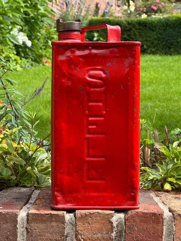 Shell Motor Spirit 2 Gallon Petrol Can