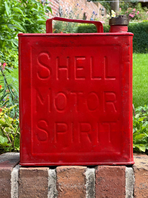 Shell Motor Spirit 2 Gallon Petrol Can