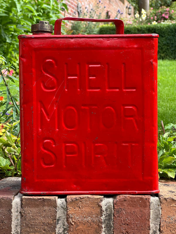 Shell Motor Spirit 2 Gallon Petrol Can
