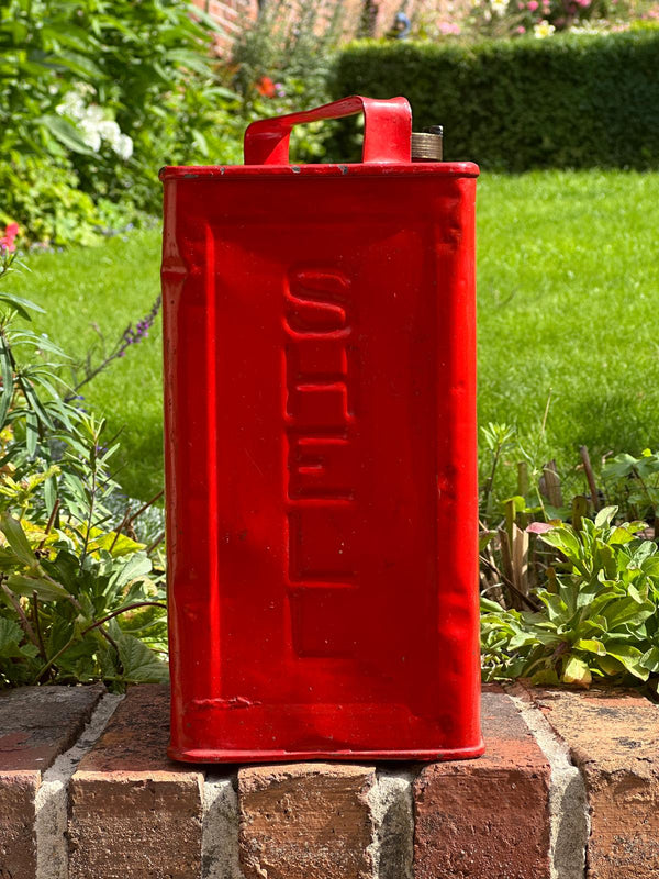 Shell Motor Spirit 2 Gallon Petrol Can