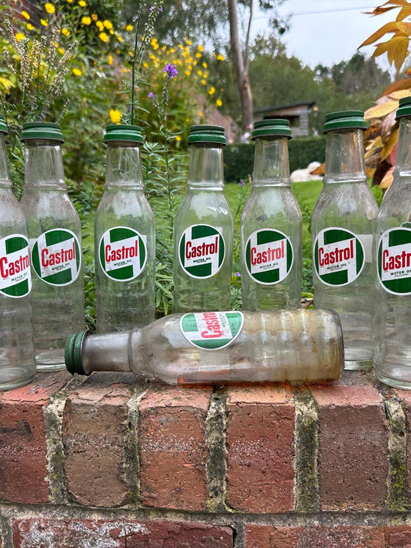 Castrol Motor Oil Bottles 1 Pint Set of 12