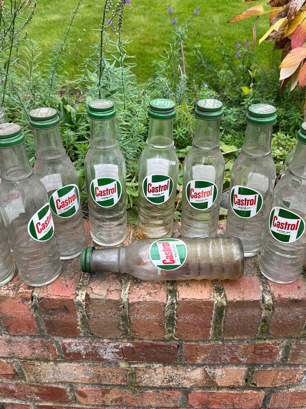 Castrol Motor Oil Bottles 1 Pint Set of 12